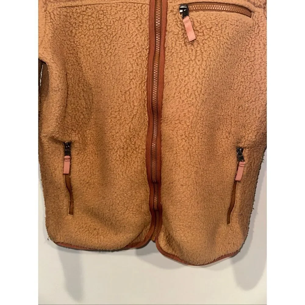 Patagonia Women's Retro Pile Hoody M Tan - Picture 3 of 5